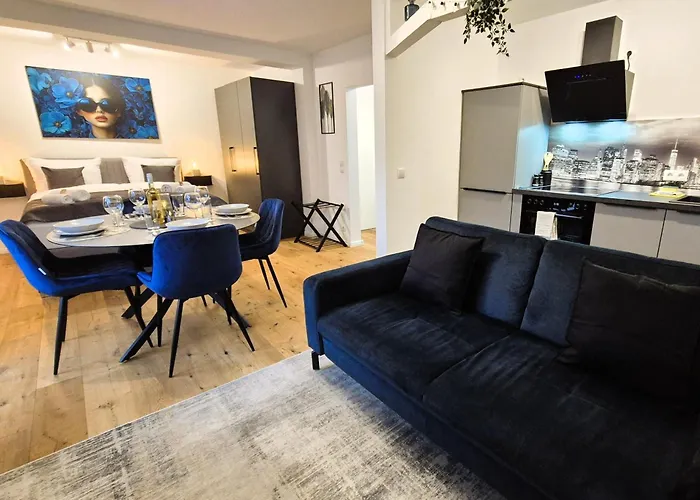 Διαμέρισμα Navia Vela Premium - Parkplatz, Boxspringbett & Balkon *