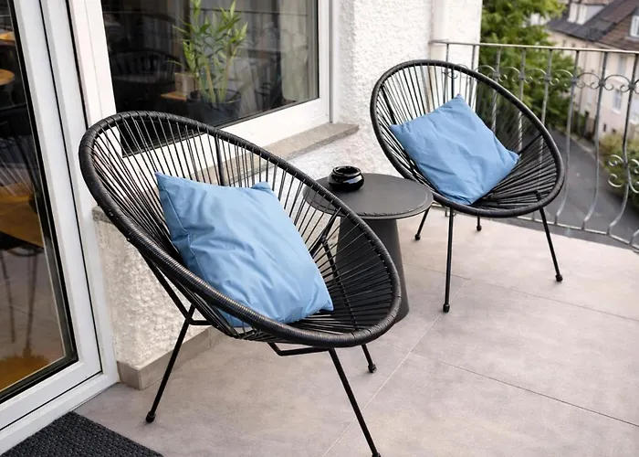 Navia Vela Premium - Parkplatz, Boxspringbett&balkon * Koblenz (Rhineland-Palatinate)