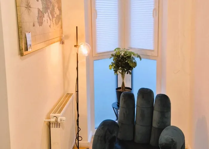 Διαμέρισμα Navia Vela Premium - Parkplatz, Boxspringbett & Balkon Κόμπλεντς